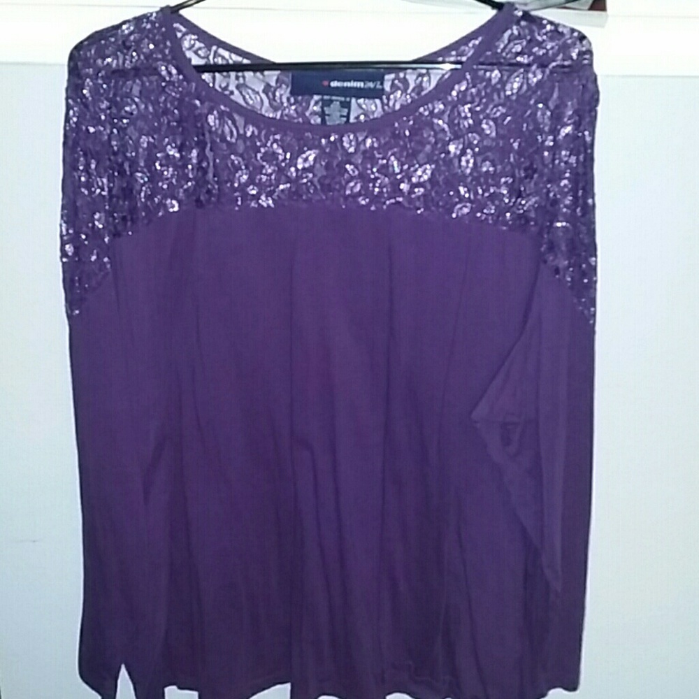 Purple blouse
